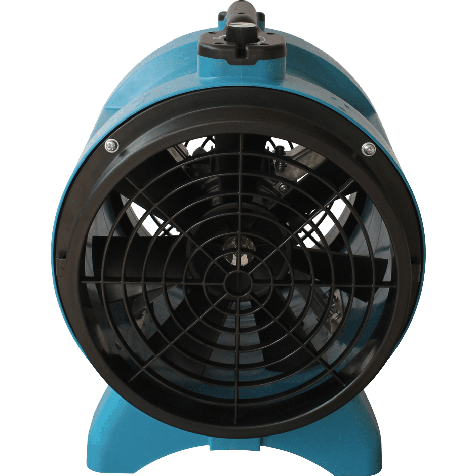XPOWER X-12 Confined Space 12-In. Industrial Fan - Back View