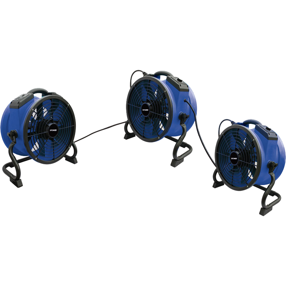 XPOWER 1720 CFM High Temperature Axial Fan - Daisy Chain