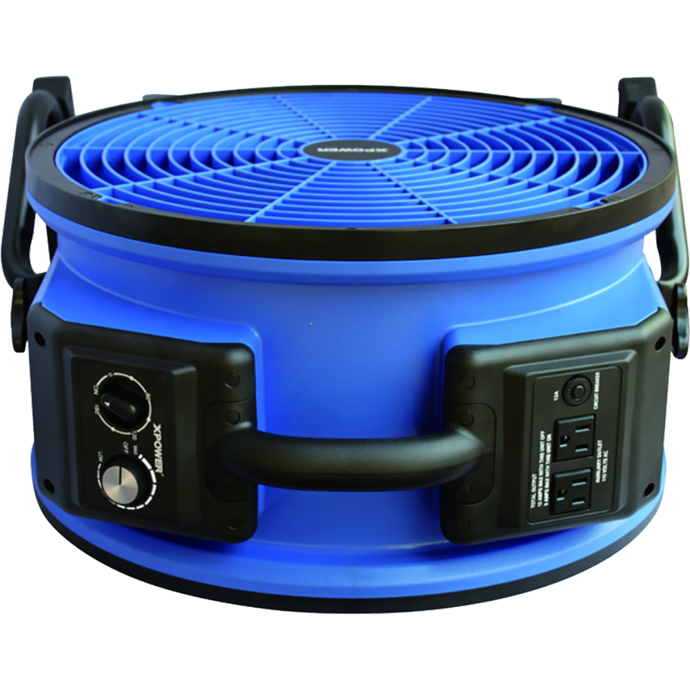 XPOWER 1720 CFM High Temperature Axial Fan - Top View