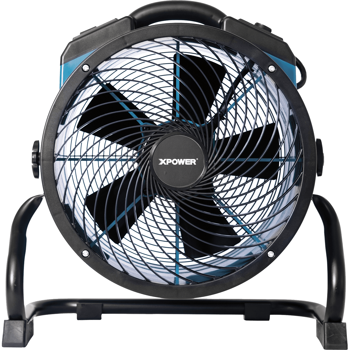 XPOWER 2100 CFM X-39AR Professional Sealed Motor Axial Fan - Blue - Front