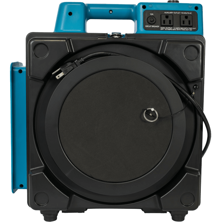 XPOWER X-2480A Professional 3-Stage Mini HEPA Air Scrubber Blue - Front