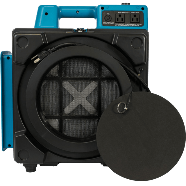 XPOWER X-2480A Professional 3-Stage Mini HEPA Air Scrubber Blue - Main