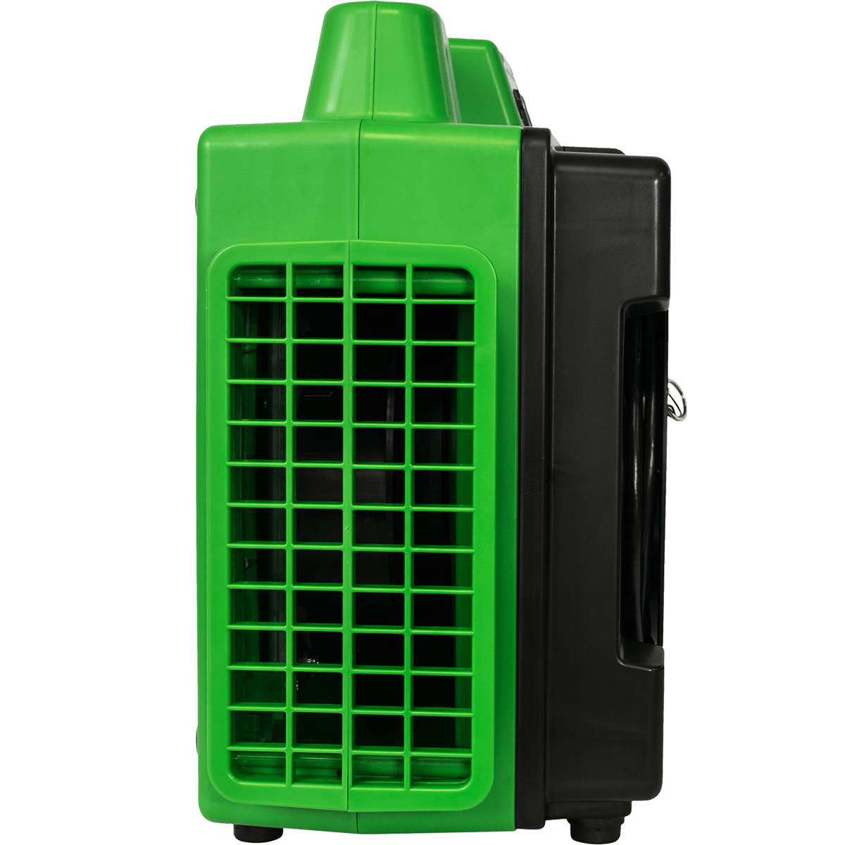 XPOWER X-2480A Professional 3-Stage Mini HEPA Air Scrubber Green - Side