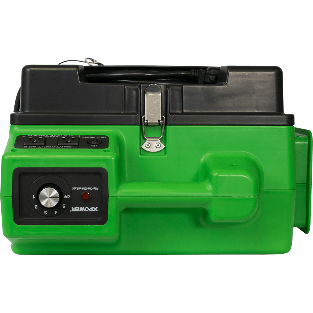 XPOWER X-2480A Professional 3-Stage Mini HEPA Air Scrubber Green - Top