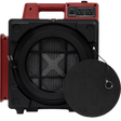 XPOWER X-2480A Professional 3-Stage Mini HEPA Air Scrubber Red -  Main