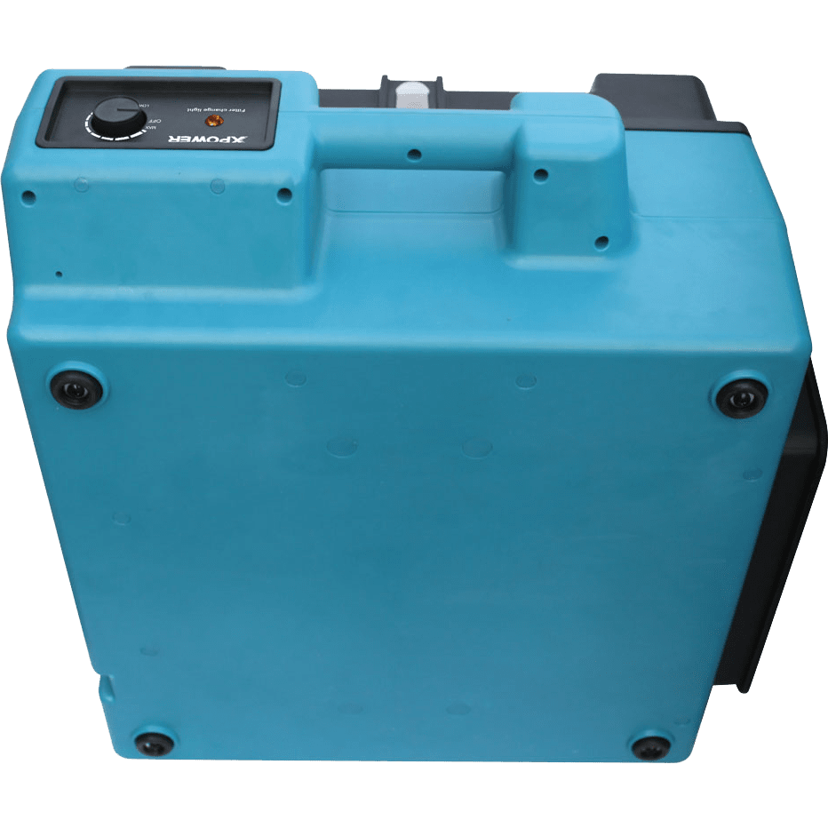 XPOWER X-3400A Professional 3-Stage HEPA Air Scrubber - Back