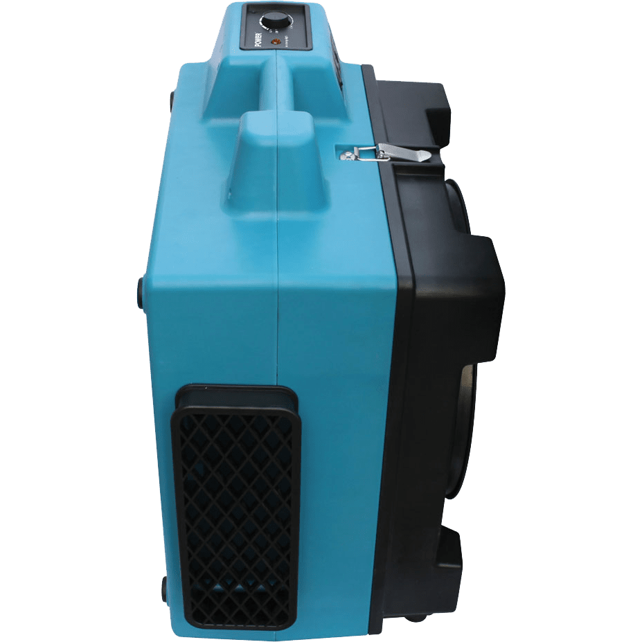 XPOWER X-3400A Professional 3-Stage HEPA Air Scrubber - Left Side