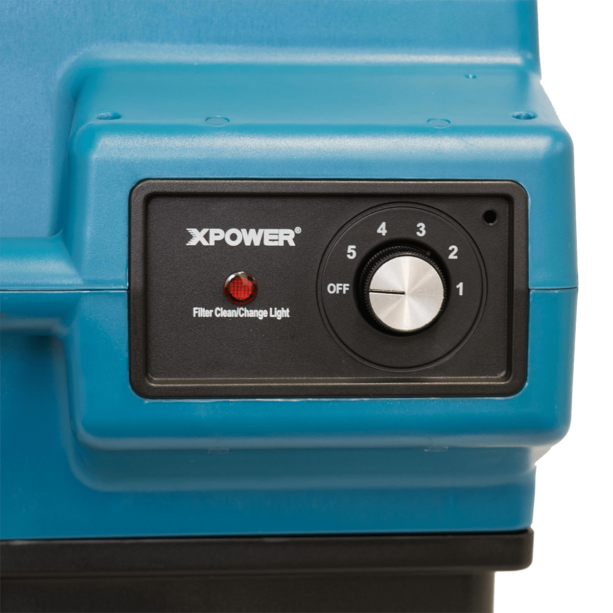 XPOWER X-3580 Commercial 4-Stage HEPA Air Scrubber - Controls