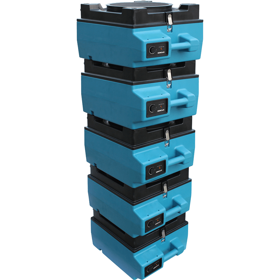 XPOWER X-3580 Commercial 4-Stage HEPA Air Scrubber - Stackable