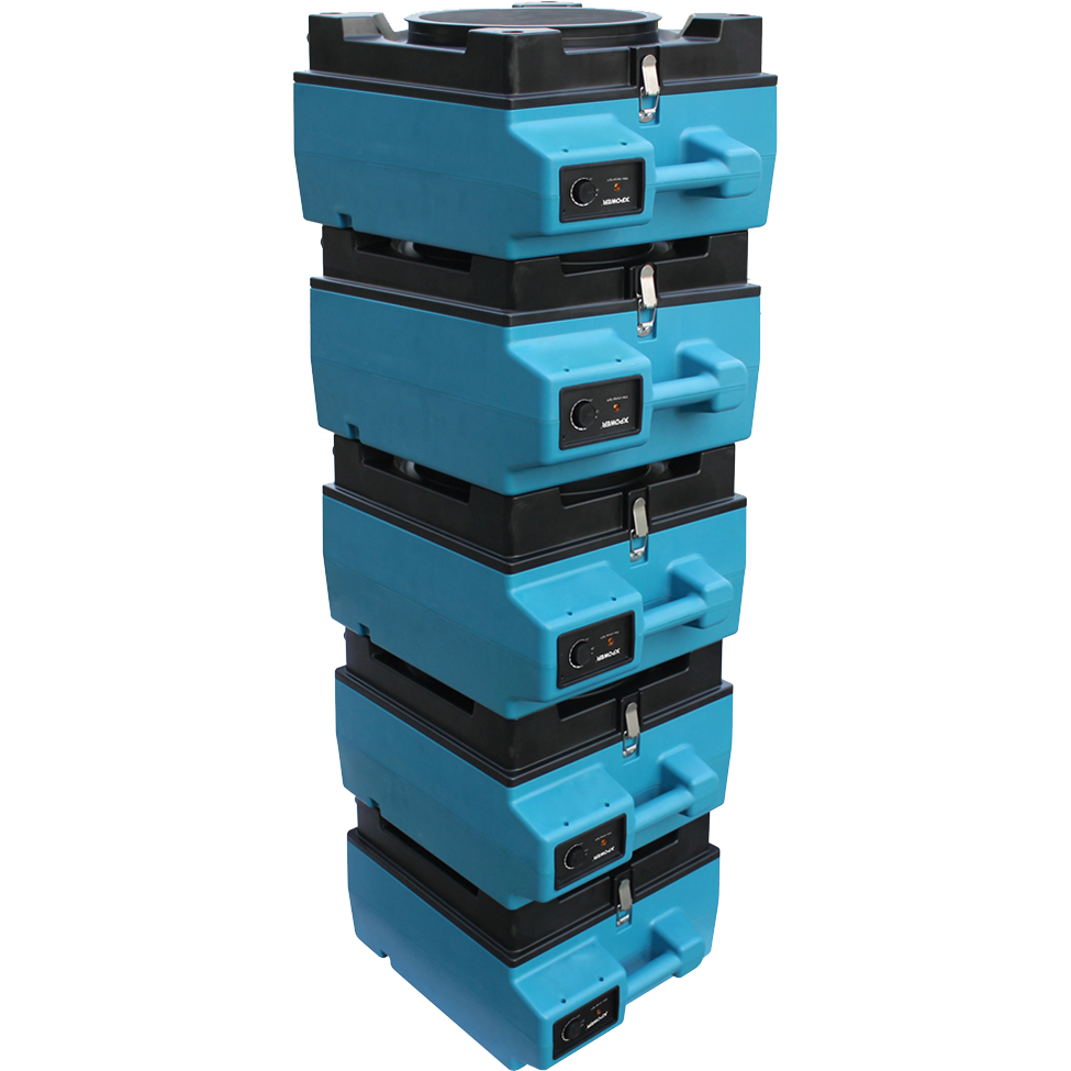 XPOWER X-3580 Commercial 4-Stage HEPA Air Scrubber - Stackable