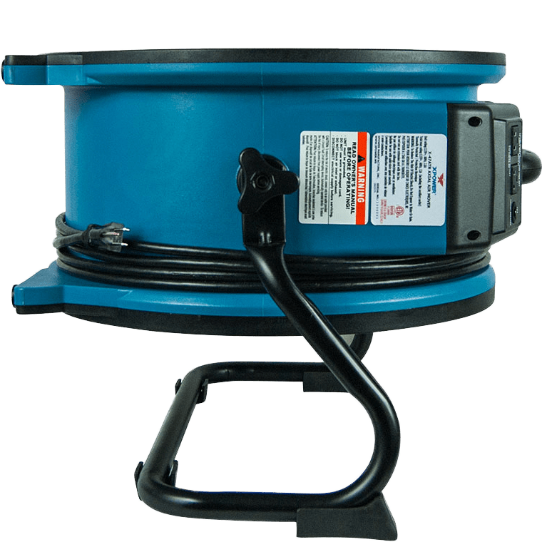 XPOWER X-47ATR 3600 CFM 1/3 HP Axial Air Mover - Angle