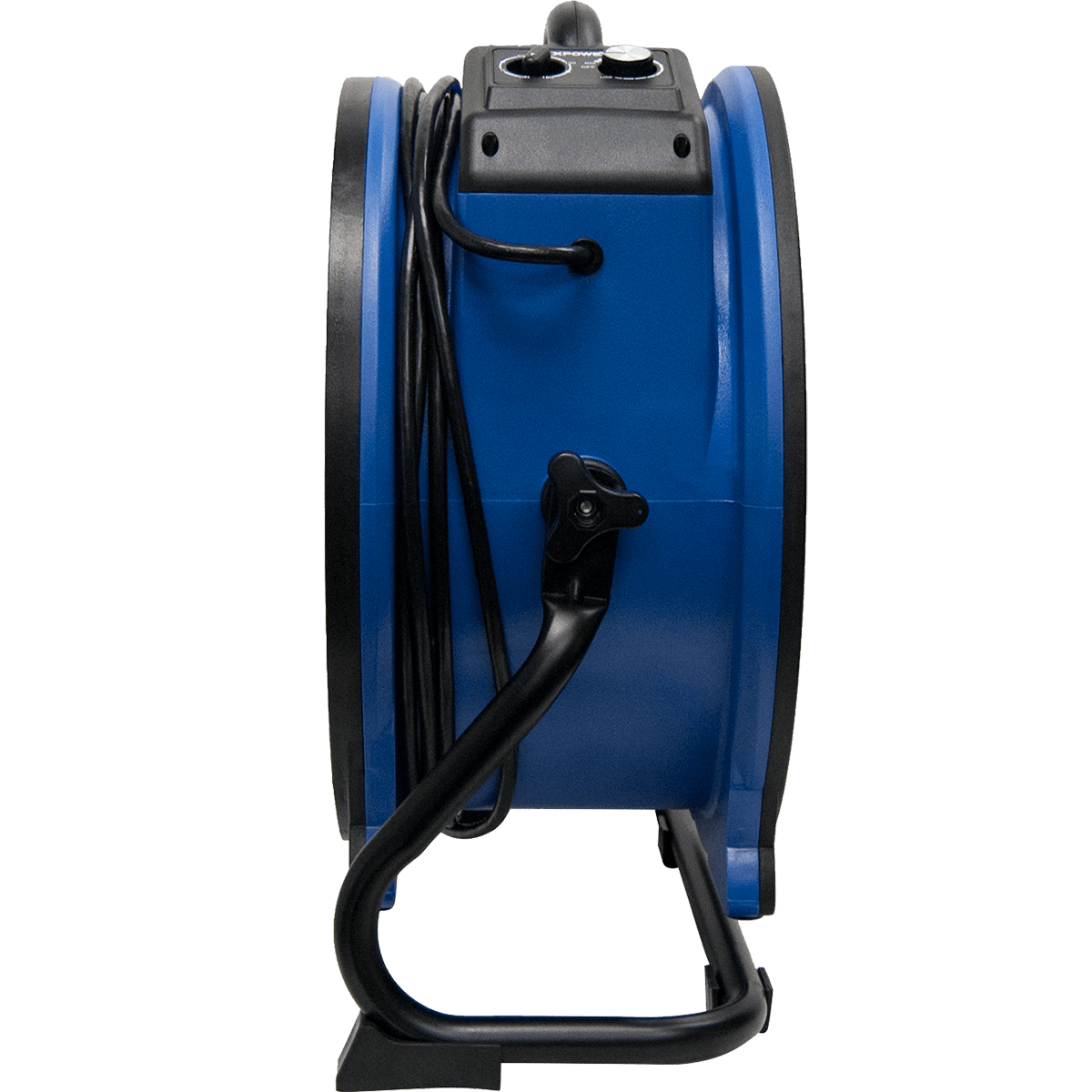 XPOWER 3600 CFM High Temperature Axial Fan - Left Side