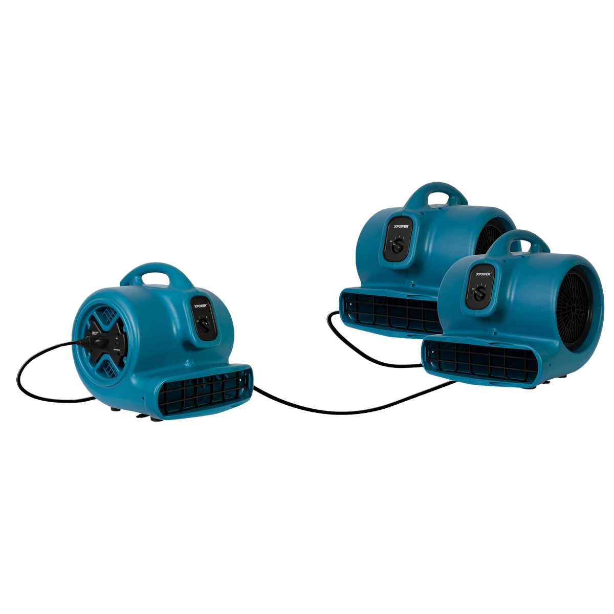 XPOWER X-600A 3-Speed Air Mover - Daisy Chain