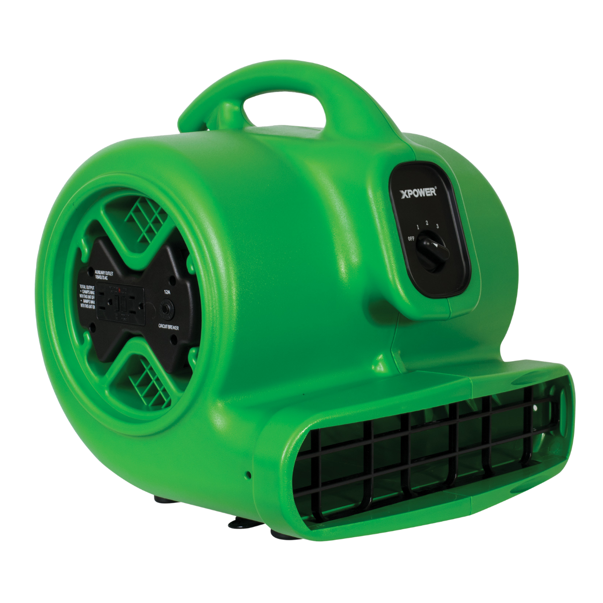 XPOWER X-600A 3-Speed Air Mover Green - Main
