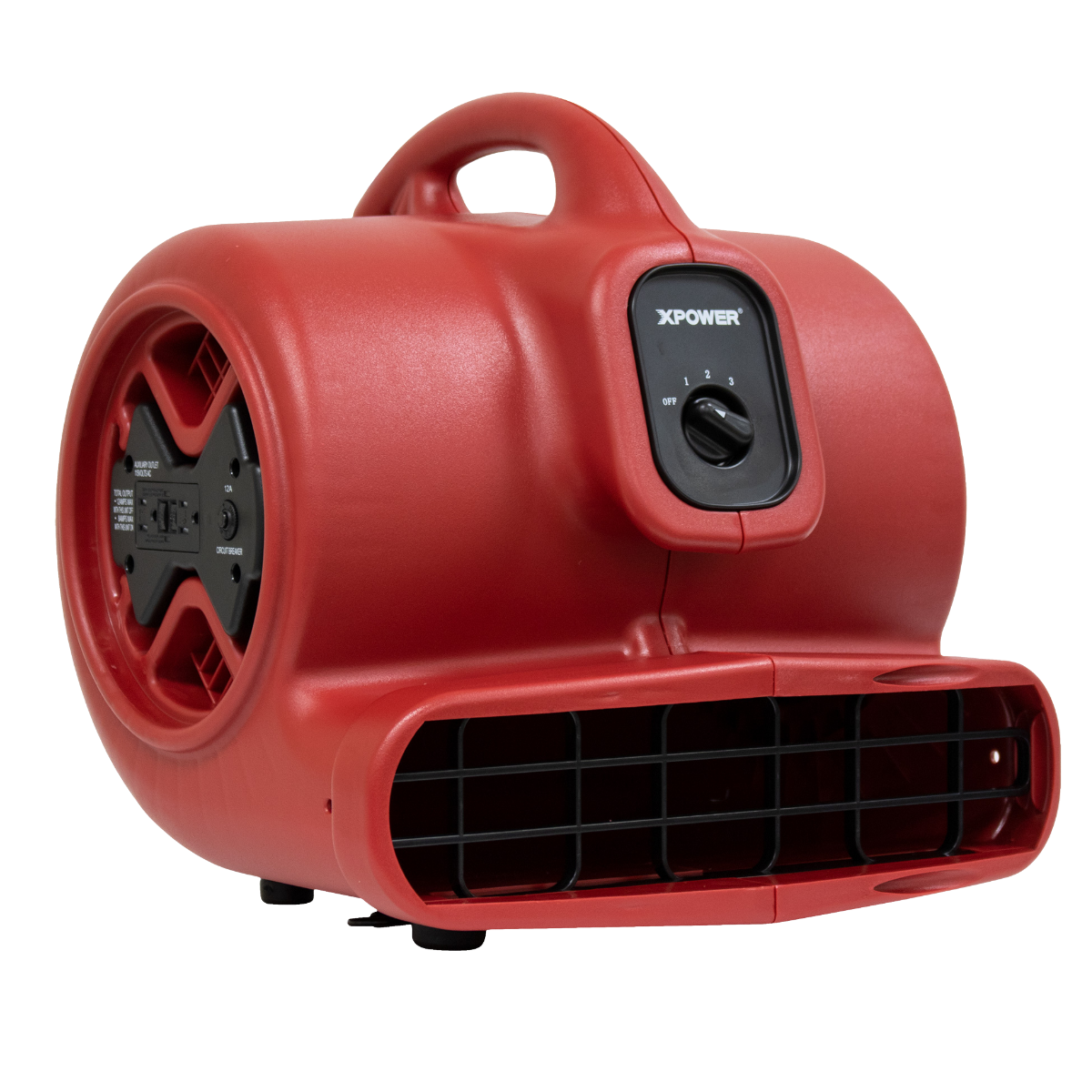 XPOWER X-600A 3-Speed Air Mover Red - Main