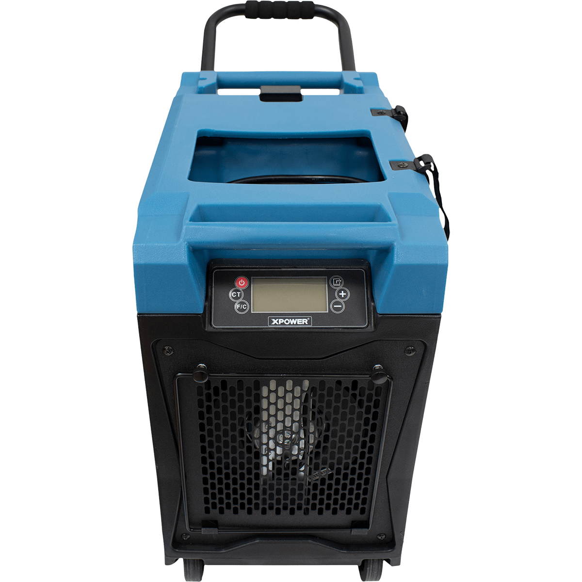 XPOWER XD-85L2 Commercial LGR Dehumidifier w/ Pump - Top Front Angle View
