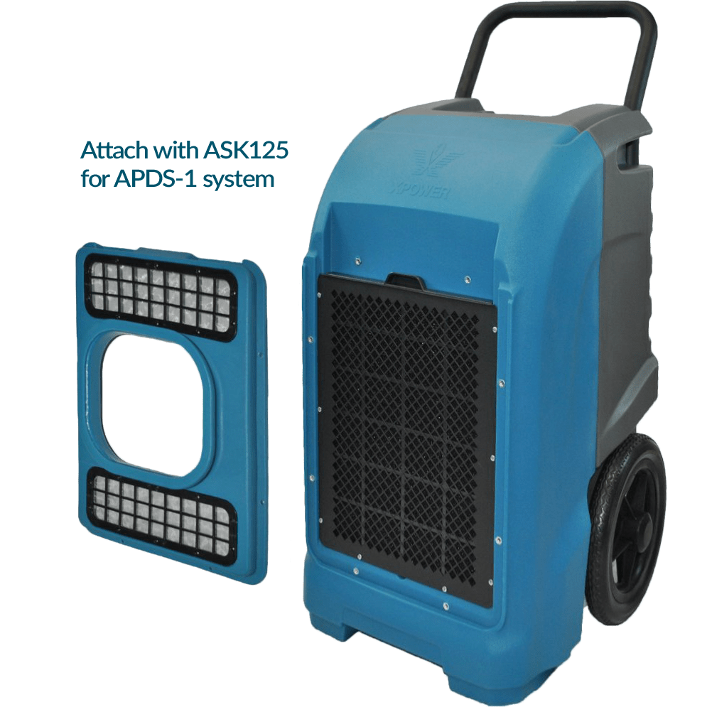 XPOWER XD-125 Commercial Dehumidifier - how to attach