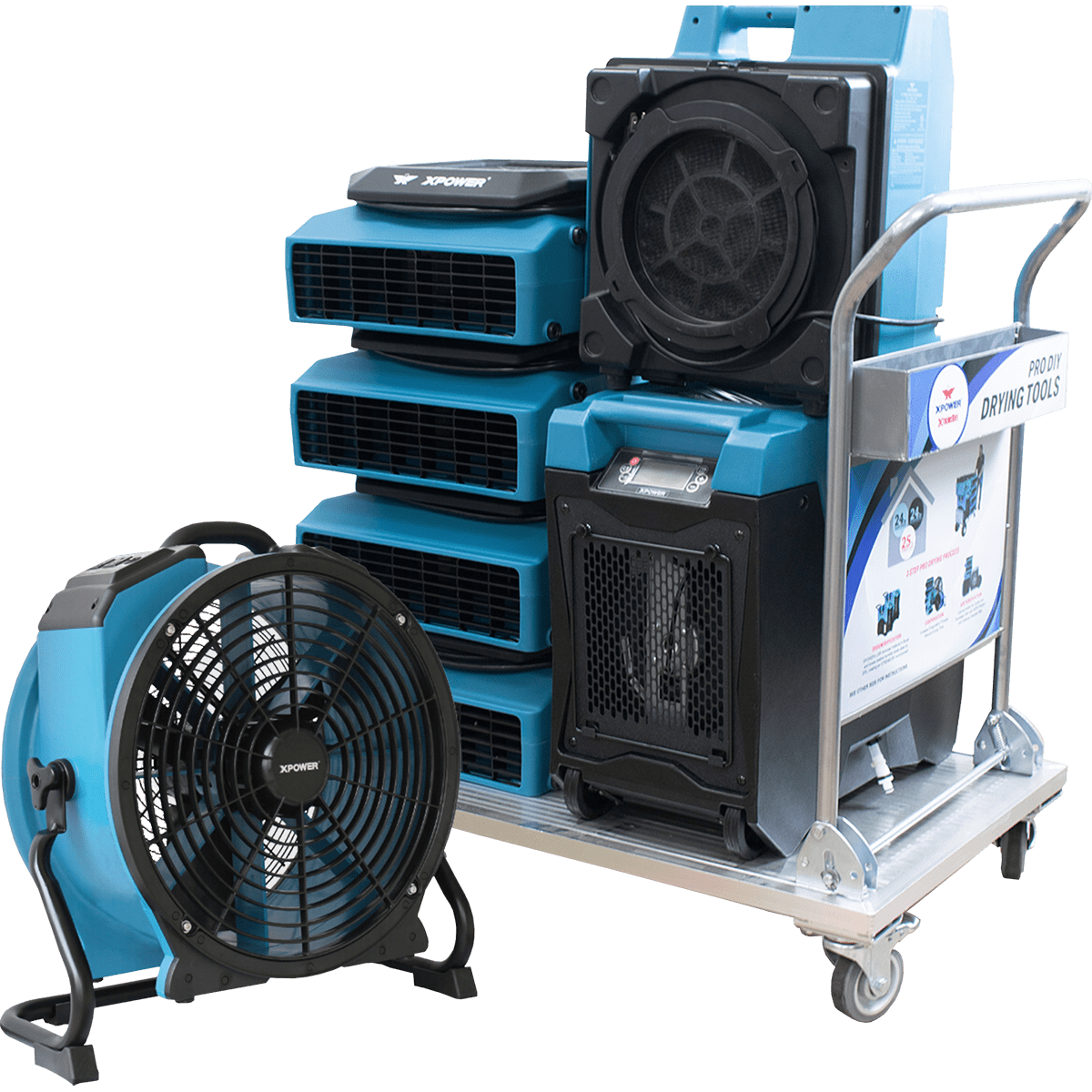 XPOWER XtremeDry Pro-DIY Restoration Plus Clean-Up Tool Kit - Main