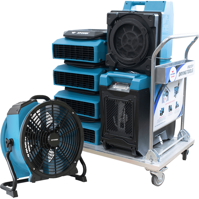 XPOWER XtremeDry Pro-DIY Restoration Plus Clean-Up Tool Kit - Main