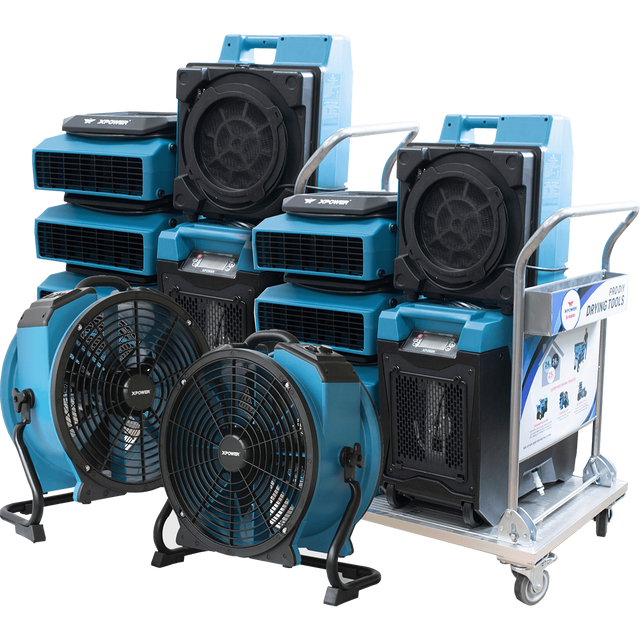 XPOWER XtremeDry Pro-DIY Restoration TOTAL Clean-Up Tool Kit - Main