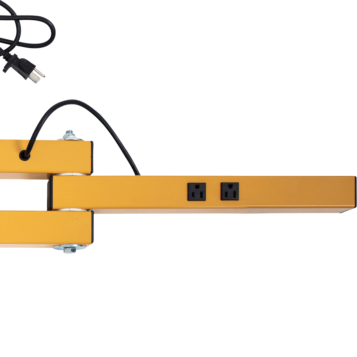 XPOWER 18-In. 3600 CFM Wall Mount Warehouse/Dock/Trailer Fan Kit w/ LED Spotlight - Close Up