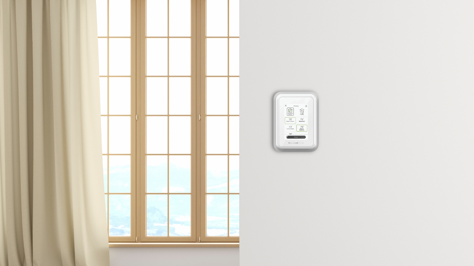 Image of a wallmounted Smart Controller. 7 Smart HVAC Trends in 2026