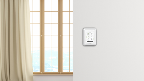 Image of a wallmounted Smart Controller. 7 Smart HVAC Trends in 2026