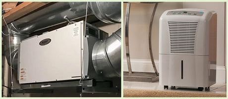 Whole House Dehumidifiers vs. Portable Dehumidifiers