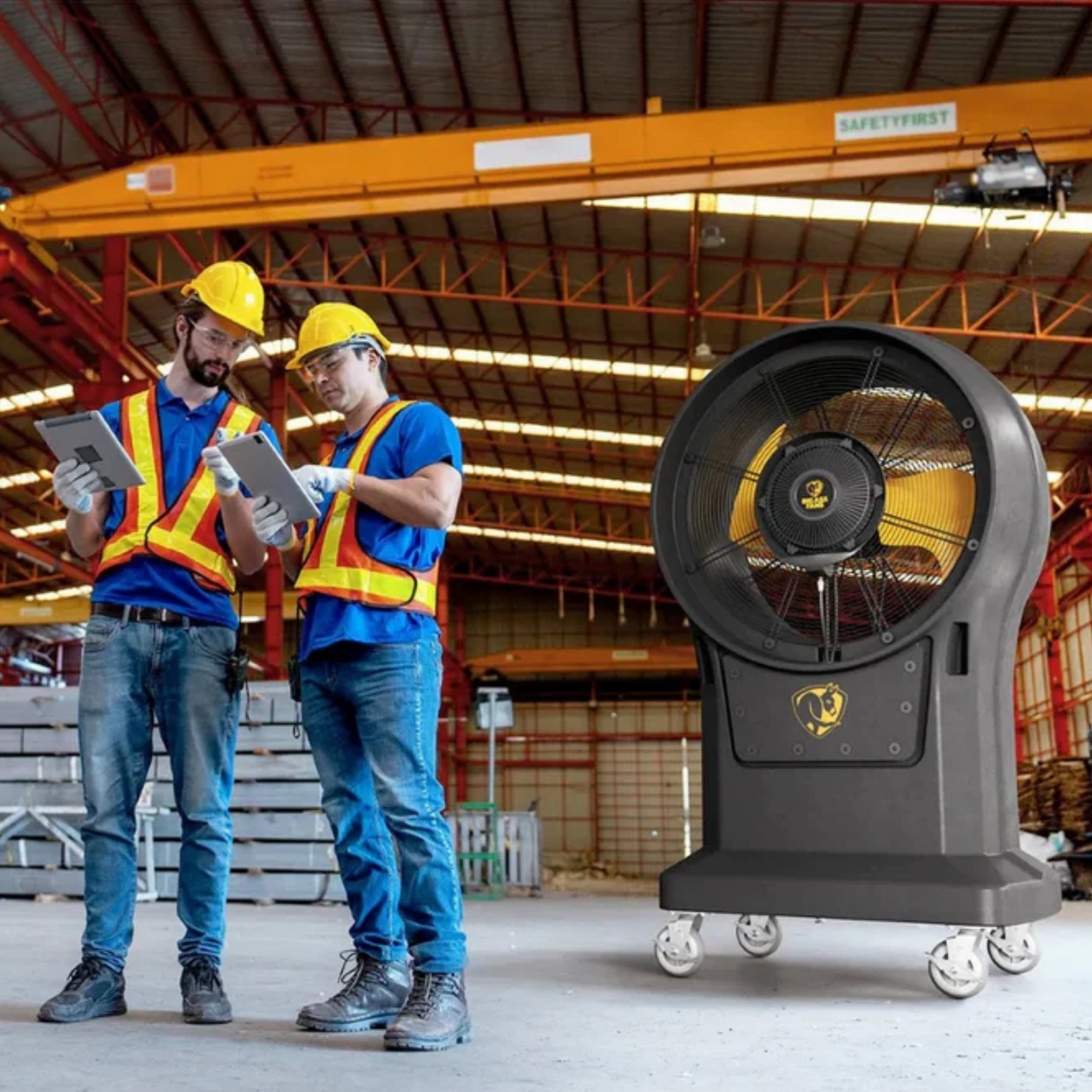 Heavy-duty industrial fans are the simplest way to fight back against overheating and low air quality in tough industrial environments.