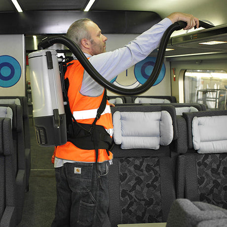 Industrial Backpack Vacuums for Hard Floors, Carpets, Upholstery & More