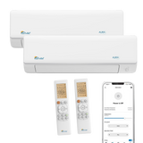 Senville Aura 28,000 BTU Dual Zone Mini Split Heat Pump w/ Wi-Fi