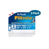 3M Filtrete Healthy Living 1900 MPR Ultimate Allergen Reduction Air Filters - 20x20 2-Pack Main