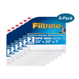 3M Filtrete Healthy Living 1900 MPR Ultimate Allergen Reduction Air Filters - 20x20 6-Pack Main