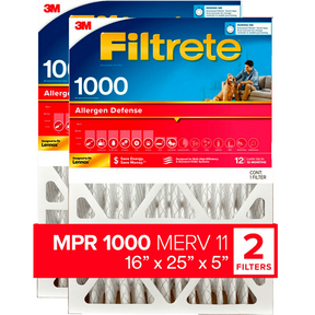 3M Filtrete 5-In. MPR 1000 Allergen Defense Furnace Filters - 16 x 25 x 5 - Main