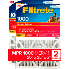 3M Filtrete 5-In. MPR 1000 Allergen Defense Furnace Filters - 20 x 25 x 5 - Main