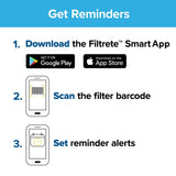 3M Filtrete 5-In. MPR 1000 Allergen Defense Furnace Filters - 5-inch Filters - App Info Graphic