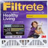 3M Filtrete Healthy Living 1550 MPR 4-Inch Ultra Allergen Reduction Filters 20x20x4