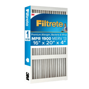 3M Filtrete MPR 1900 4-inch Allergen, Bacteria and Virus Filters 16x20x4 - Main
