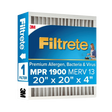 3M Filtrete MPR 1900 4-inch Allergen, Bacteria and Virus Filters 20x20x4 - Main