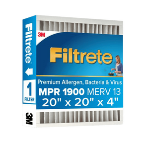 3M Filtrete MPR 1900 4-inch Allergen, Bacteria and Virus Filters 20x20x4 - Main