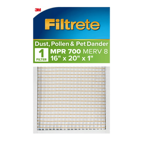 3M Filtrete MPR 700 1-inch Dust, Pollen and Pet Dander Filters 16x20x1 - Main