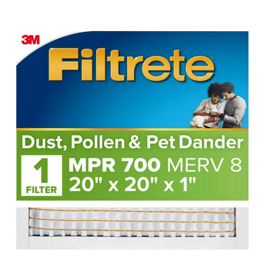 3M Filtrete MPR 700 1-inch Dust, Pollen and Pet Dander Filters 20x20x1 - Main