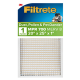 3M Filtrete MPR 700 1-inch Dust, Pollen and Pet Dander Filters 20x25x1 - Main