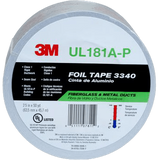 3M Foil Tape UL181A-P and UL181B-FX listed Duct Tape 3340, 2.5 in x 50 yd, 3.9 mil - main
