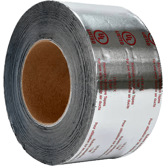 3M Venture Tape UL181B-FX Mastik Foil Tape 1580-P, 3 in x 100 ft - angle