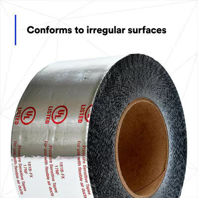 3M Venture Tape UL181B-FX Mastik Foil Tape 1580-P, 3 in x 100 ft
