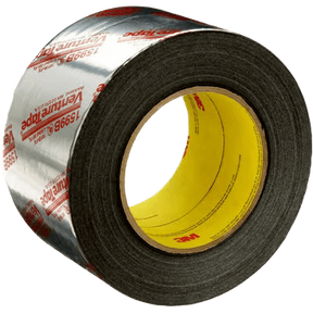 3M Venture Tape UL181B-FX Printed Polypropylene Duct Tape 1599B, Silver, 72mm x 109.7m - main