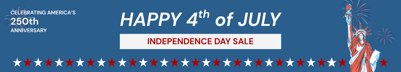 4th of July Sale June 22 - July 7, 2026