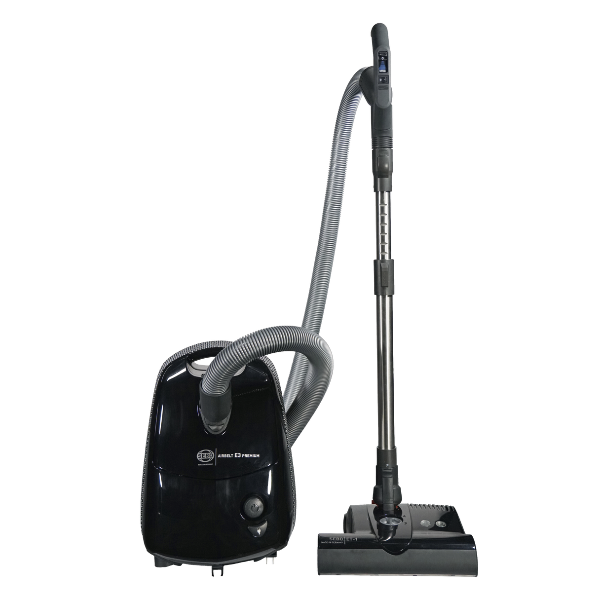 SEBO Airbelt E3 Premium Dual Control Handle Canister Vacuum