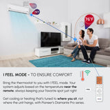 Pioneer 12,000 BTU Diamante Pro High-Wall Series Ductless Mini Split 115V